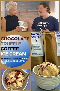 Here's The Scoop on Vegan and Sugar-Free Chocolate Truffle Coffee Ice Cream | A SITE WITH A BITE!