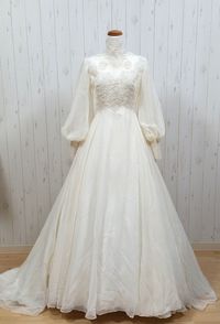 ヴィンテージウェディングドレス 262812381992 70s House of Bianchi