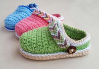 Crochet Pattern – Baby Clogs Slipper – Crochet