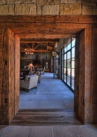 Modern-rustic barn style retreat in Texas Hill Country