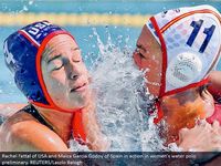 Rachel Fattal #4 (left), Driver, USA National Women’s Water Polo Team