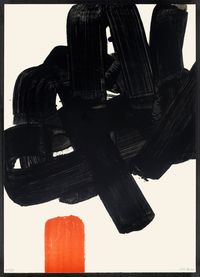 Lithographie No. 24b (R. 123): Pierre Soulages, 1969