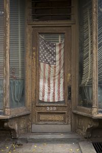 Abandoned barber shop, 539 Driggs Ave. Brooklyn, NY.