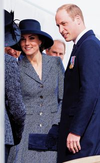 The Duke and Duchess of Cambridge arriving to the dedication service of The Iraq and Afghanistan memorial at Horse Guards Parade | 9 March 2017