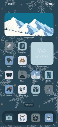 Free Blue App Ivons for iPhone.