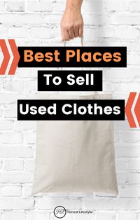 The best places to sell your used clothes - why you should sell your clothes online and how to do it! #sellclothesonline #cleanoutcloset