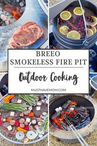 The best smokeless fire pit for outdoor entertaining and cooking! @BreeoFirePits is the perfect way to enjoy winter outside. Let's look at why I love it and some new recipes to try out. #musthavemom #firepit #smokelessfirepit #giftideas