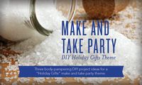 Invite your friends over for a spa-themed make-and-take party!