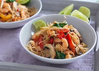 These classic Singapore noodles have plenty of fragrant oriental flavours without being too spicy