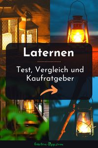 Laternen gibt es in den unterschiedlichsten Arten. Beispielsweise gibt es elektrische Laternen oder Solarlaternen. Laternen, die zu Dekorationszwecken genutzt werden, funktionieren hingegen mit Kerzen oder Teelichtern. Wir haben uns intensiv mit den besten Laternen beschäftigt und möchten Dir auf Garten-Tipp.com unsere Favoriten vorstellen. Hier findest Du aßerdem Laternen Tests und einen ausführlichen Ratgeber.