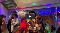 Extravagant Rococo Themed Characters for a large and luxurious full event production. Victorian and colonial characters, mime doormen, fantastically fun mime couple, stilt walkers, lavish living table, elegant lyra lollipop show, and more, for an authentic vintage event! #kikimorastudio #rococo #victorian #colonial #stiltwalker #stilts #stiltdancer #opulent #events #miami #southbeach #mime #marieantoinette #aerial