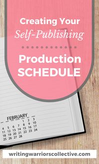 Create your self-publishing production schedule and become a successful indie authorpreneur. Develop your indie publishing plan.