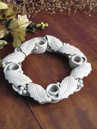 Celebrate #Advent with this #Carruth Advent Wreath. Spaces for 4 taper candles, candles not included. #gifts #holiday #Christmas