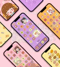 Cute Fruits Basket App Icons iPhone - Aesthetic Anime App Icons