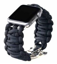 Our Ally apple watch band is made from woven nylon and gives the appearance of survival rope, it is secured to your wrist using a metal bolt clasp. Designed to never fall off, no matter the conditions, we know you'll love this watch band for it's unique look and it's heavy duty build. ✅In Stock Now ✅Free Shipping With USPS