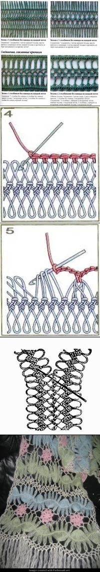 crochet - hairpin lace - various techniques