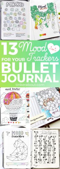 Mood trackers can help you to improve your mental health and analyze negative thought patterns. But they can also spark your creativity! Click through to see 13 (more) mood tracker bullet journal ideas to inspire your next mood tracker. Amazing bullet journal inspiration! - #bujo #bujoinspire #bulletjournal #bulletjournaling #bulletjournaljunkies #moodtracker