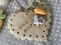 Pendant Heart Carrots and Bunnies in Set | Etsy