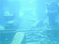 Atlantis - Poseidon’s first child (born on Atlantis) was named Atlas and the ocean around the Island was named Atlantic. From beyond the Pillars of Hercules the lost city of Atlantis controlled islands and lands as far as Egypt. They had extensive trade with other countries. Orichalcum (an unknown red coloured metal or alloy possible a mixture of copper and gold) was common on the Island. The Island was well forested. There were a great number of elephants on the Island.