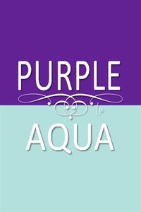 purple and aqua