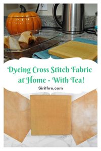 A quick rundown of the method I used for dyeing some aida fabric at home using just tea. Simple yet effective way to dye fabric yourself!