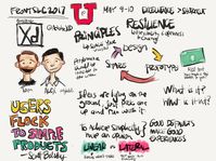 #frontslc2017 is on! My #sketchnotes from the @adobe_xd presentation.