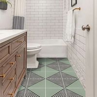 Vinyl Floor Tile Sticker - Piazza in Green – Quadrostyle
