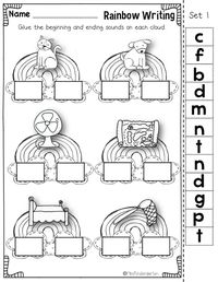 Miss Kindergarten: beginning and ending sounds practice