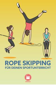 Mit den 27 illustrierten Rope Skipping Sprüngen bringst du den Klassiker in deine Sportklasse! Das HD-Videomaterial ergänzt die Bewegungsabläufe, die durch eine professionelle Rope-Springerin visualisiert werden. Dabei behalten die Schüler*innen durch das begleitende Poster einen Überblick zu den Übungen.
#ropeskipping #seilspringen #sportunterricht #unterrichtsmaterial #schulsport #wimasu