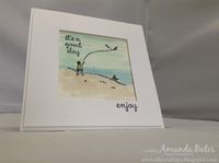 The Craft Spa - Stampin' Up! UK independent demonstrator : Happy Home Series... Kite flying on the Beach...