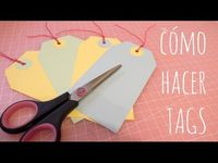 Como hacer TAGS. MUY FÁCIL. Tutorial de Scrapbooking - YouTube