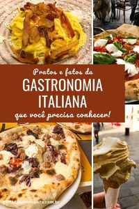 Veja pratos e fatos da gastronomia italiana que você precisa conhecer! Pratos típicos, curiosidades e formas de aproveitar a gastronomia italiana nas suas viagens. #gastronomiaitaliana #viagem #viagemegastronomia #italia