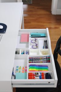 Kids Desk on a Budget and Organized