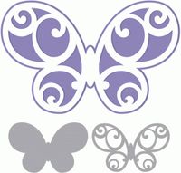 View Design: butterfly cutout
