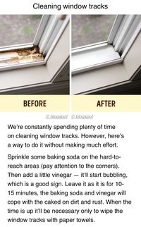 Windowsill Cleaning Hack