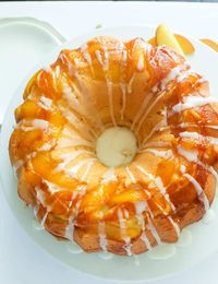 Peach Cobbler Pound Cake - Immaculate Bites Baking