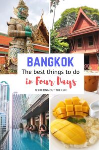 The ultimate itinerary for 4 days in Bangkok. It includes the top things to do in Bangkok plus the best places to eat! #Thailand #traveltips