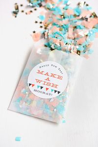 DIY New Year's Confetti #craft | Evermine Blog | www.evermine.com