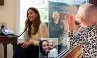 Kate Middleton phones cancer patient, 5, for Hold Still project