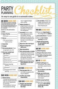 Party Planning Checklist | New Orleans Party Planning | Gambit Weekly - New Orleans News and Entertainment