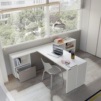 Space in urban dwellings is like gold dust and may come to bite your pockets. To make the most of your limited urban apartment space, Resource Furniture recently launched Giro transforming table. Giro can swivel itself outward 90 degrees from the wall and unfolds itself to become a generous table.