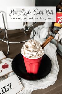 Hot Apple Cider Bar - The Windy City Dinner FairyThe Windy City Dinner Fairy