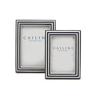 Navy Stripe Photo Frame