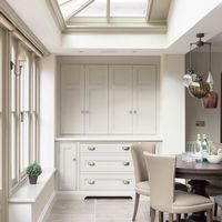 Sevenoaks Project | Lovely to be able to hide away the TV in the kitchen so it’s there when you want it but completely concealed otherwise.…