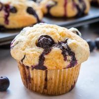 Best Ever Blueberry Muffins - The Busy Baker