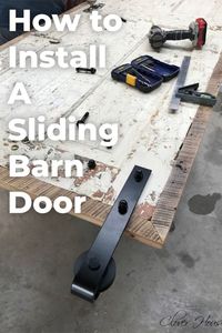 I finally upcycled an old door into the perfect sliding barn door. The project was much simpler than I expected. The barn door transformed our master bedroom and gave our bathroom a whole new look. DIY | Barn Door | Bathroom