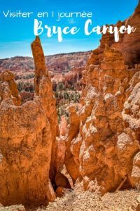 Durant votre road trip dans l'Ouest Américain il ne vous faudra pas louper Bryce Canyon. Ici nous vous disons comment visiter Bryce Canyon en 1 journée pour ne rien louper. #roadtrip #brycecanyon #ouestamericain