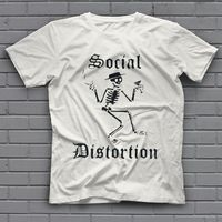 Social Distortion White Unisex T-Shirt - Tees - Shirts #socialdistortion #shirt #tshirt #apparel #clothing #tees #teeshirtss