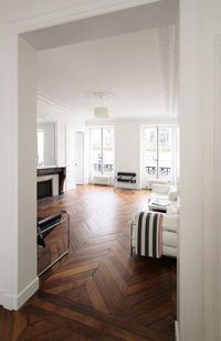 ♥ the herringbone floor