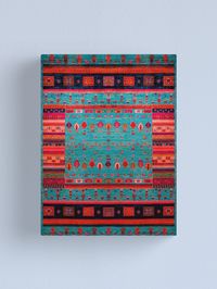 "Epic Traditional Moroccan Calm Blue Artwork by ARTERESTING" Canvas Print for Sale by Arteresting | Redbubble